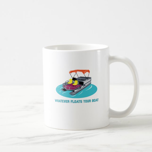 Whatever Floats Mug for Pontoon Boat Owners (Right)