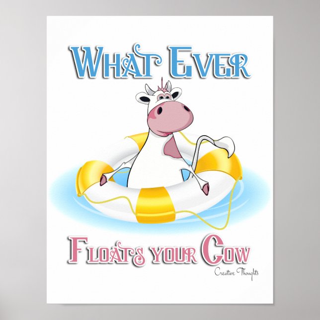 Whatever Floats Your Cow 2 Poster (Front)