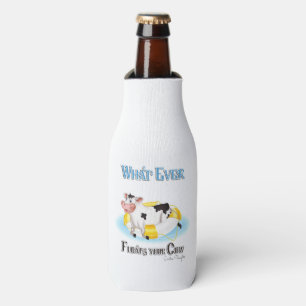 Whatever Floats Your Cow Bottle Cooler