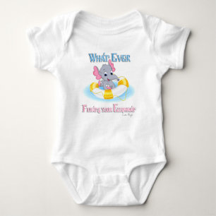 Whatever Floats Your Elephant 3 Baby Bodysuit