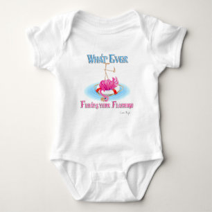 Whatever Floats Your Flamingo Baby Bodysuit