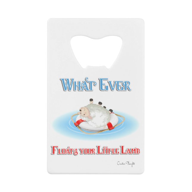 Whatever Floats Your Little Lamb (Front)
