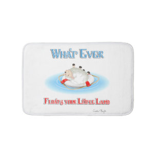 Whatever Floats Your Little Lamb Bath Mat