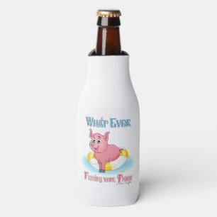 Whatever Floats Your Piggy Bottle Cooler