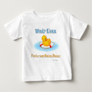 Whatever Floats Your Rubber Duckie Baby T-Shirt