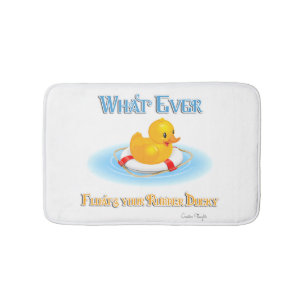 Whatever Floats Your Rubber Ducky Bath Mat
