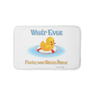 Whatever Floats Your Rubber Ducky Bath Mat