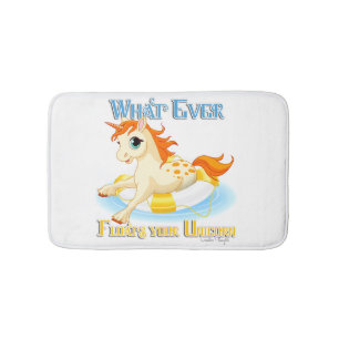 Whatever Floats Your Unicorn Bath Mat