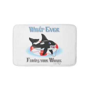 Whatever Floats Your Whale 2 Bath Mat