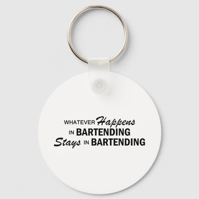 Whatever Happens - Bartending Key Ring (Front)