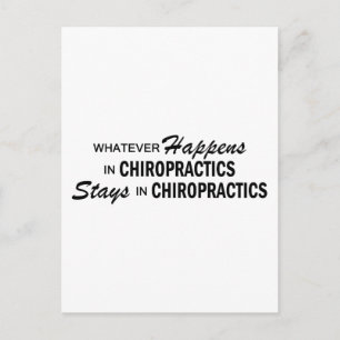 Whatever Happens - Chiropractics Postcard