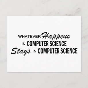Whatever Happens - Computer Science Postcard