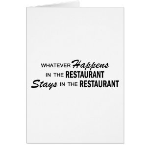 Whatever Happens - Restaurant