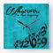 Whatever, I'm late anyway - aqua blue