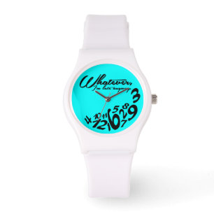 whatever, I'm late anyway - mint green Watch