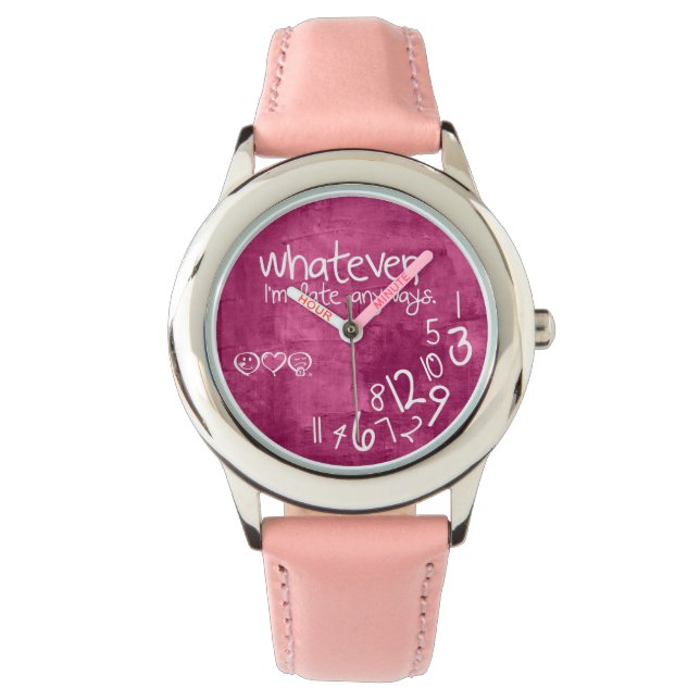 whatever, I'm late anyways Watch (Front)