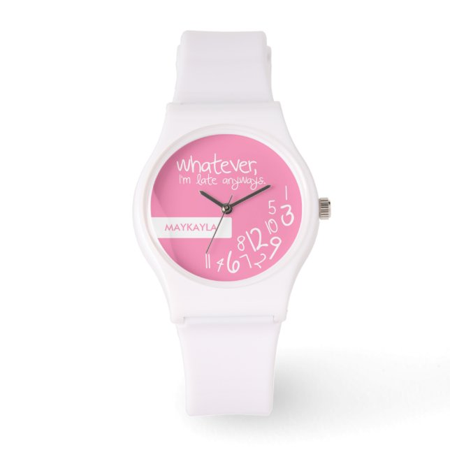 whatever, I'm late anyways Watch (Front)