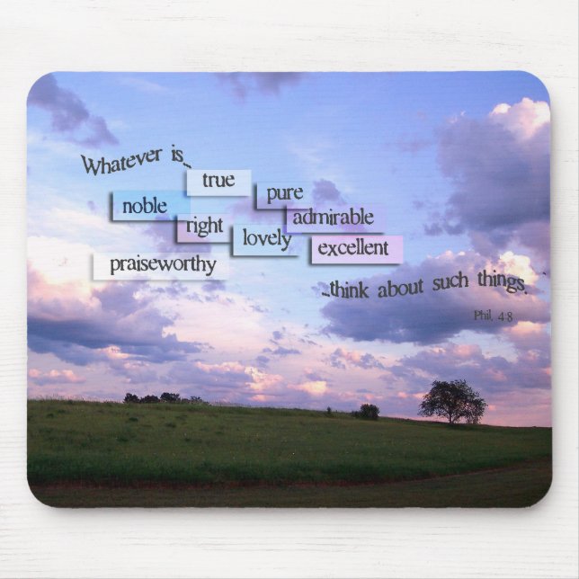 Whatever is True... mousepad (Front)