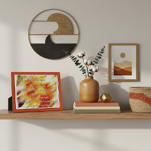 Whatever is true Plaque