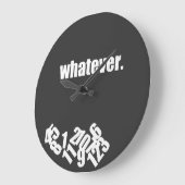 Whatever Messy Numbers Wall Clock (Angle)