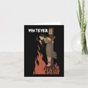 Whatever Stay Cool No Problem Halloween Witch On F Card