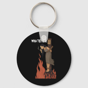 Whatever Stay Cool No Problem Halloween Witch On F Key Ring