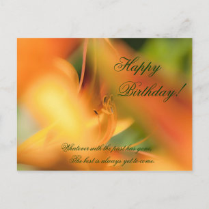 Whatever with the past has gone, The best is alway Postcard