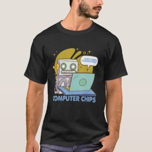 What's A Robot Favourite Snack Dad Jokes 1 T-Shirt