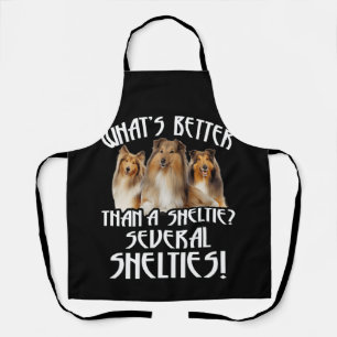 What's Better Than A Sheltie Several Shelties! Apron