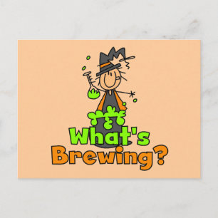 What's Brewing T-shirts and Gifts Postcard