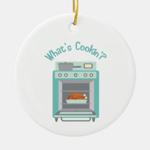 What's Cookin'? Ceramic Ornament