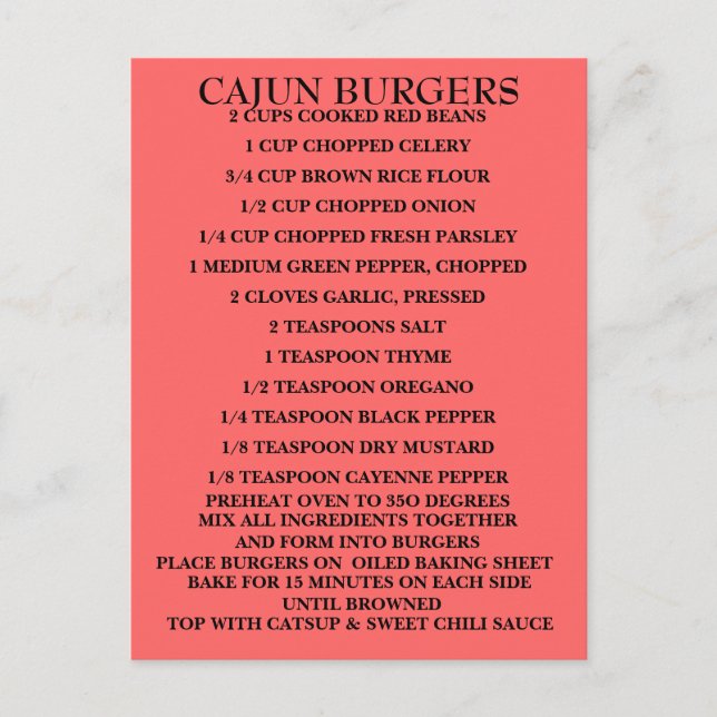 What's Cooking? Recipe - Post Card (Front)