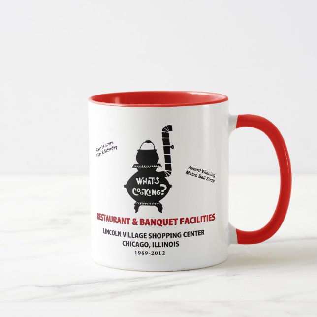 What's Cooking Restaurant, Lincoln Village Chicago Mug (Right)