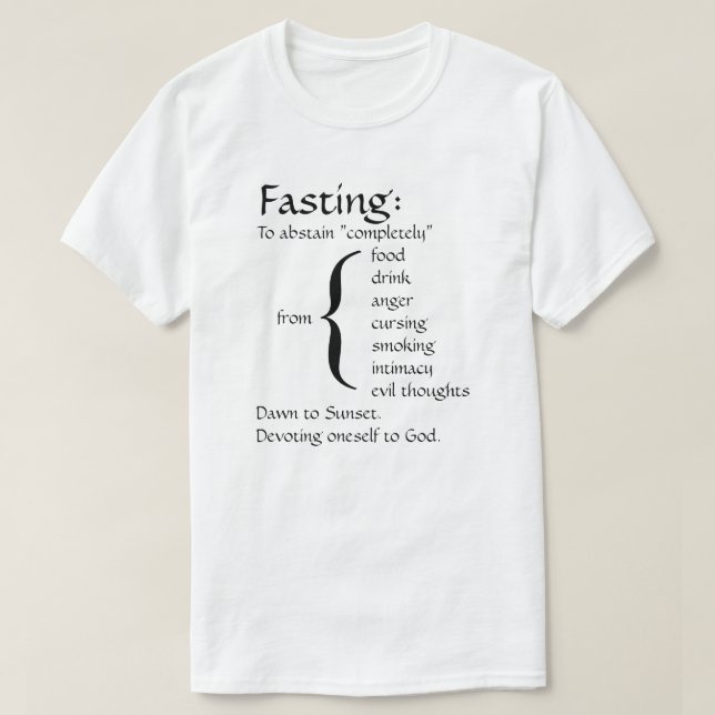 Whats fasting? T-Shirt (Design Front)