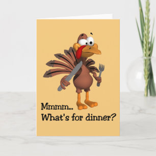 What's for Dinner? Thanksgiving card