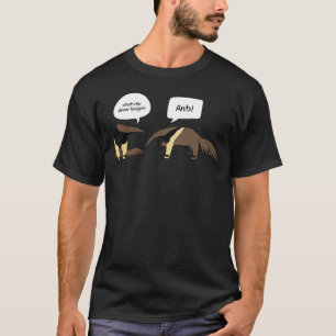 What's For Dinner Tonight Joke Humour Anteater Pu T-Shirt