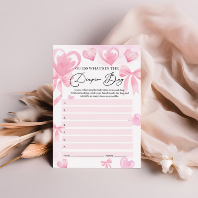 What's in the Diaper Bag Baby Shower HeartGame (Creator Uploaded)