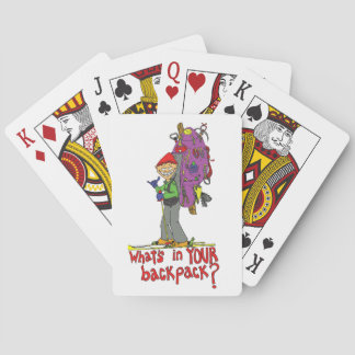 whats in your backpack playing cards