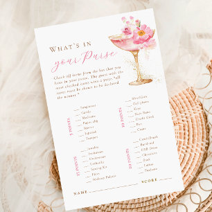 What's In Your Purse Bridal Game