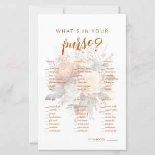 What's In Your Purse? Bridal Shower Game