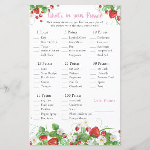 What's In Your Purse? Strawberry Berry Sweet