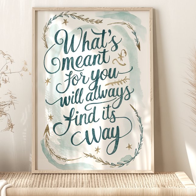 What's Meant For You: Destiny Art Print (Creator Uploaded)