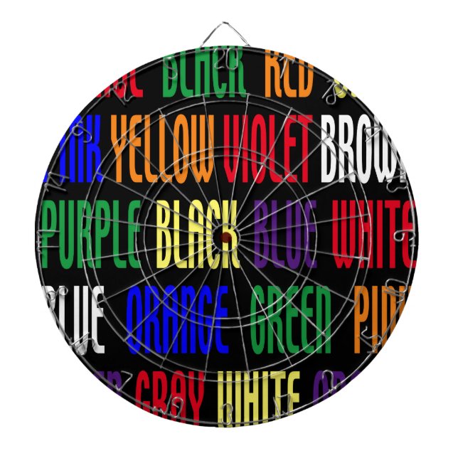 What's My Colour Dartboard (Front)