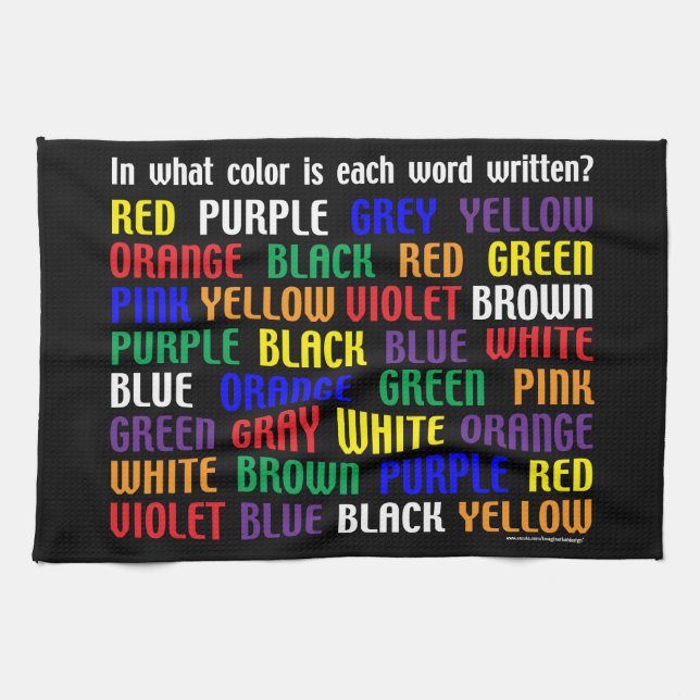 What's My Colour Tea Towel (Horizontal)