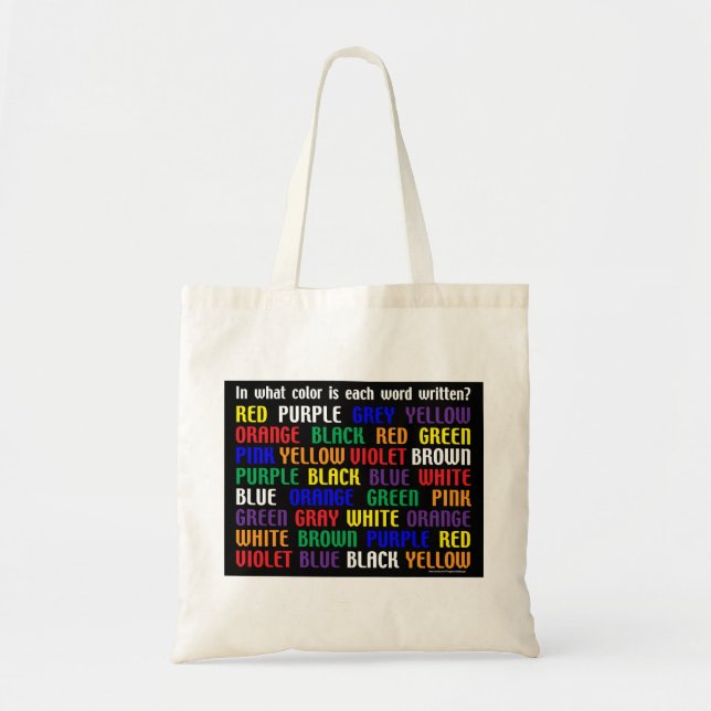 What's My Colour Tote Bag (Front)