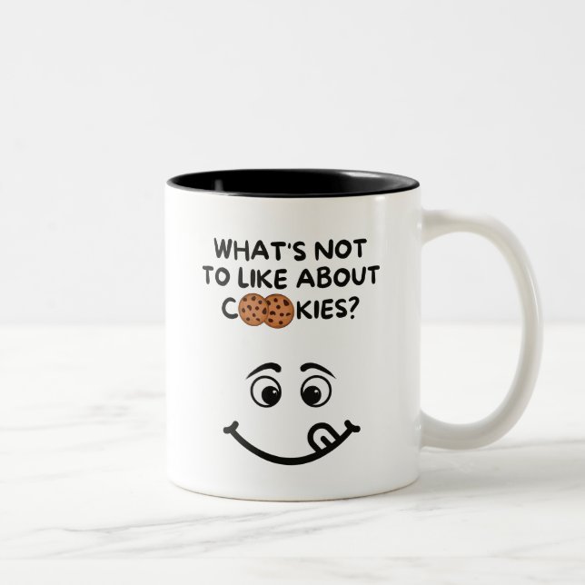 What's not to like about Cookies? Two-Tone Coffee Mug (Right)