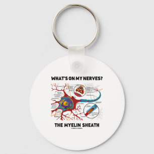 What's On My Nerves? The Myelin Sheath Key Ring