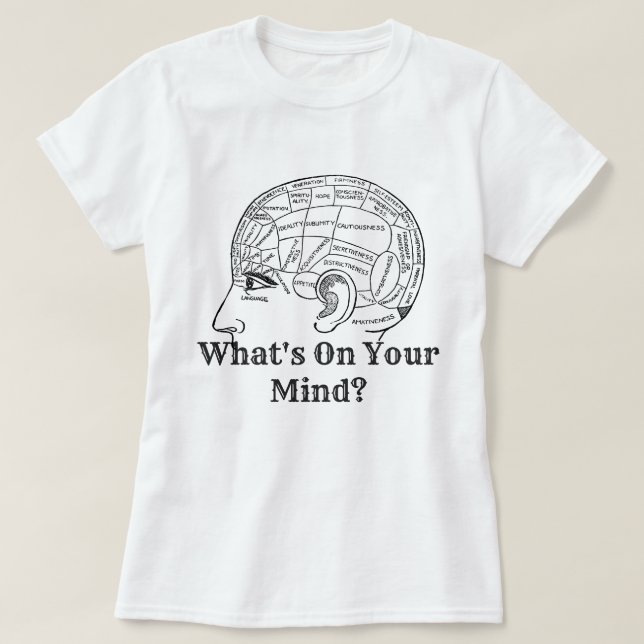 What's On Your Mind T-Shirt (Design Front)