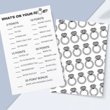 What's on Your Phone Game - Bridal Shower Activity