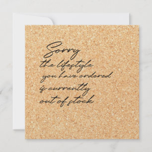 WHAT'S PLAN B? 5.25 x 5.25 card